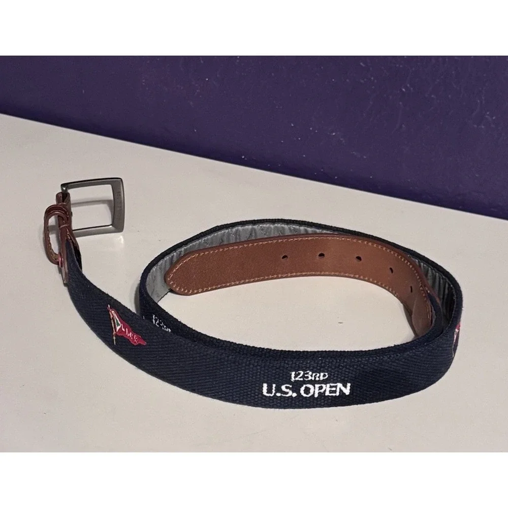 123rd US Open Imperial Golf Belt Size 40 LACC 2023 Rare